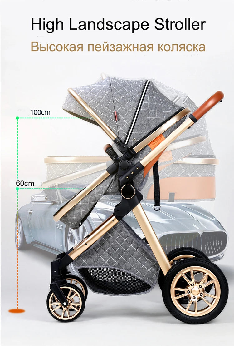 Dodo Luxury Baby Stroller Set  3 in 1