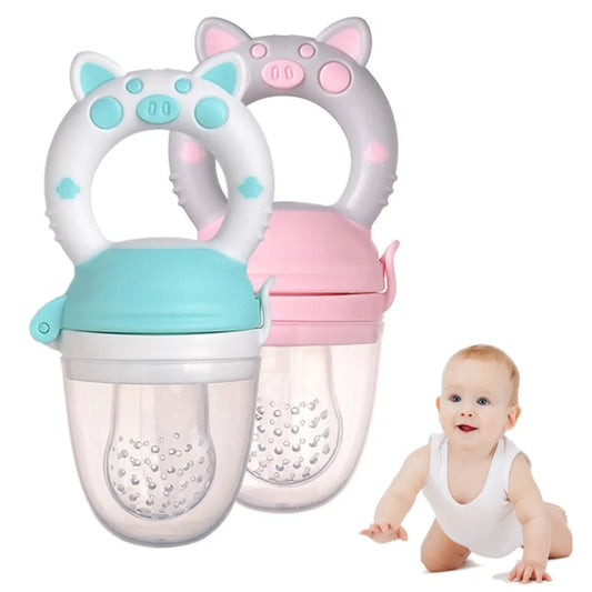 Baby Pacifier fruits and vegetables Silicone Nibbler Feeder