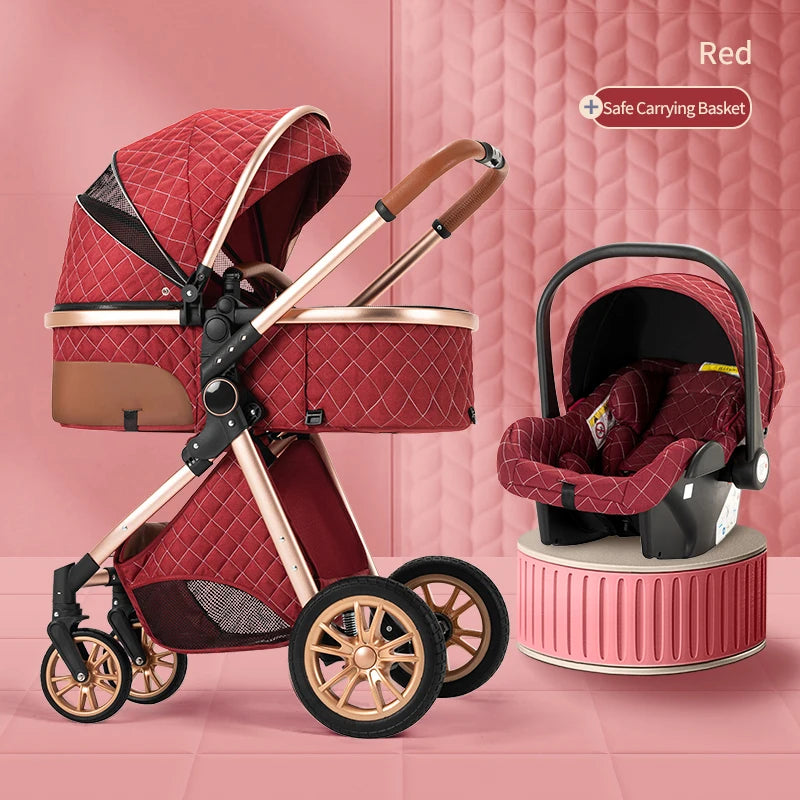 Dodo Luxury Baby Stroller Set  3 in 1
