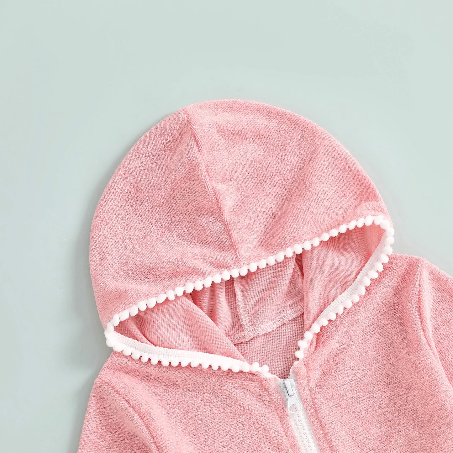 Long Sleeve Hooded Ruffles Dress