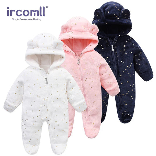Newborn Baby Fleece Rompers