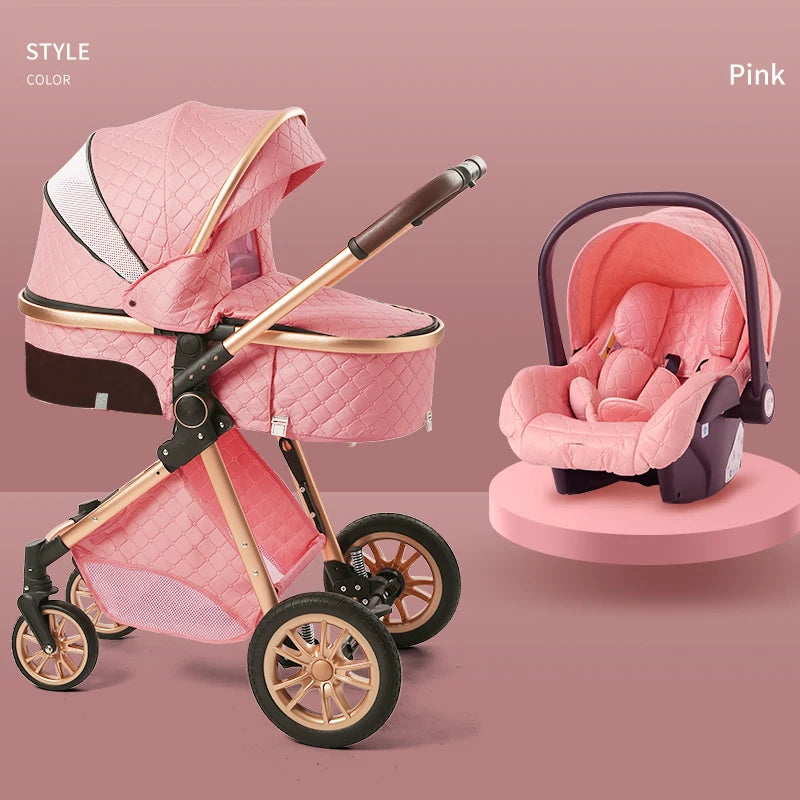 Dodo Luxury Baby Stroller Set  3 in 1